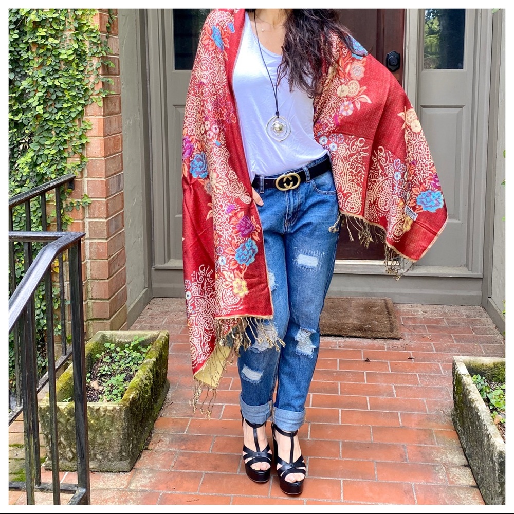 Absolutely gorgeous Print Pashmina Scarf/Shawl - Picture 5 of 8